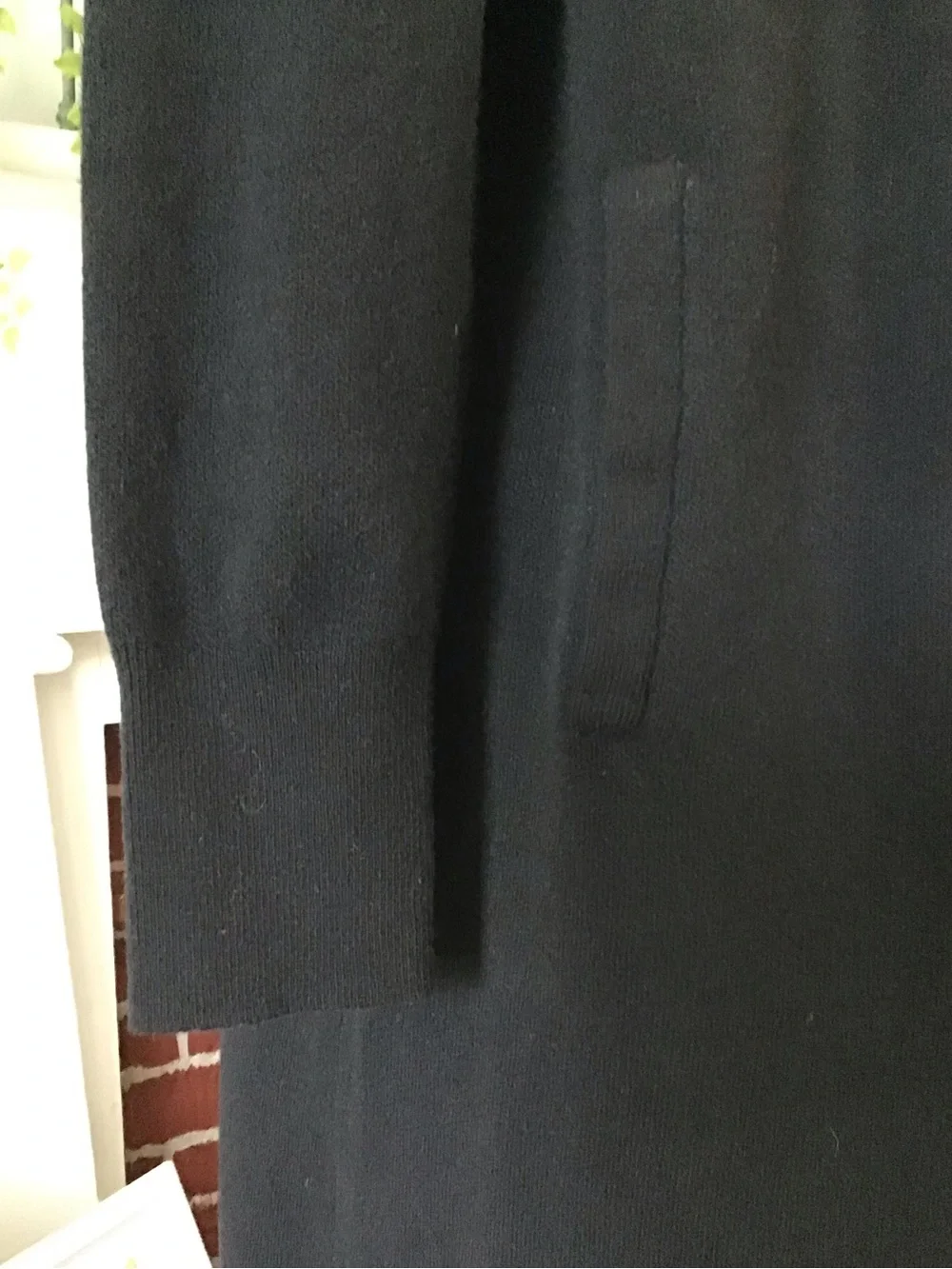 Banana Republic Black Long Open-Front Women's Cardigan